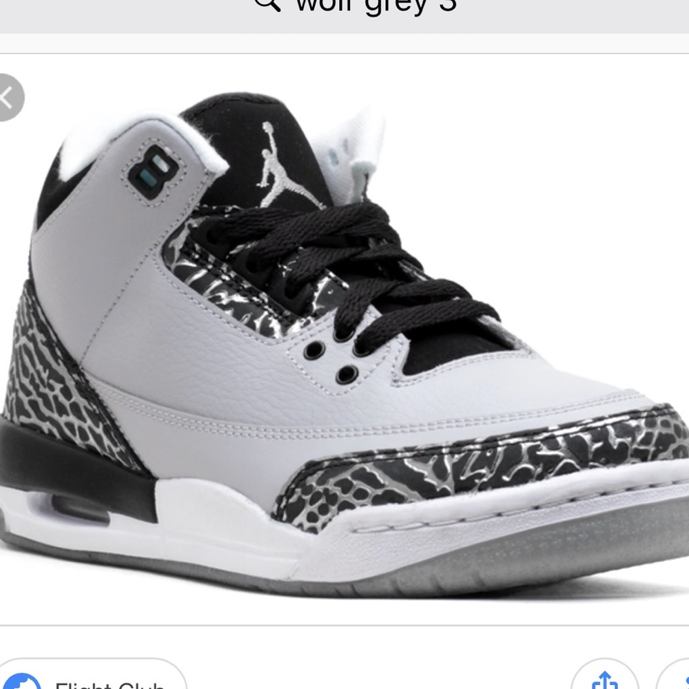 Wolf grey retro 3s